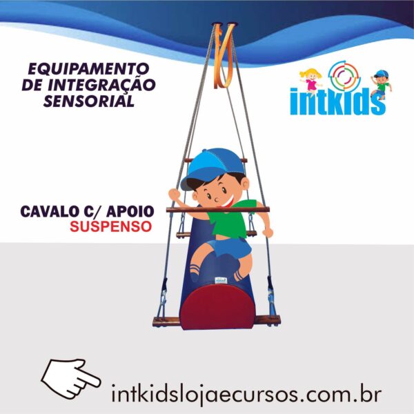 cavalo com apoio suspenso